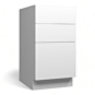 Super Matte Cyan 30" Three Drawer Base Cabinet - RTA thumbnail