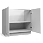 Super Matte Jade 24" Base Cabinet - Full Height Door - Double Doors - RTA thumbnail