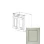 Romona Modern Gray 24" Vanity Cabinet - RTA thumbnail
