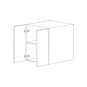 Flat Panel 30x24x24 Wall Cabinet - Assembled-Off White thumbnail