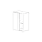 Matte White 26x30 Wall Blind Corner Cabinet - Assembled thumbnail