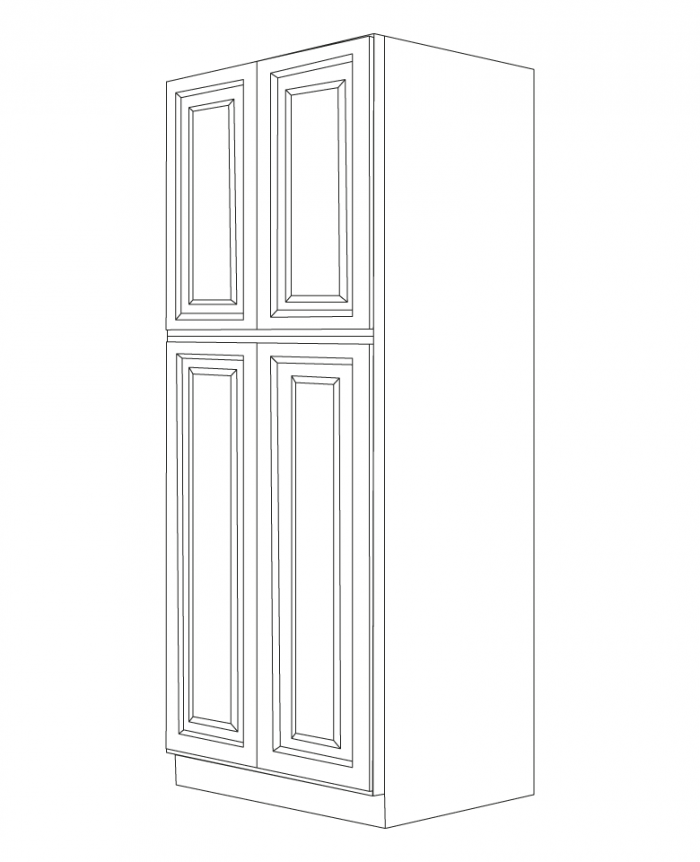 24x84x24 pantry cabinet oak Clearance