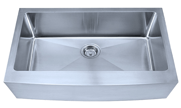 36 Stainless Steel Farmhouse Round, Single Bowl Round Stainless Steel Sink