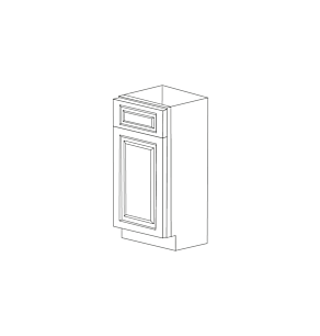 Orlando Ginger Square 21" Base Cabinet - Assembled