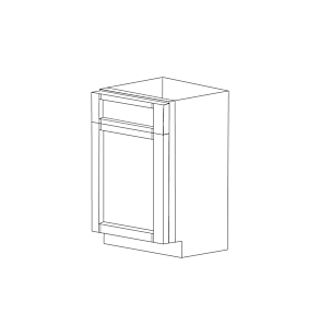 Lexington Espresso Shaker 21x24 Base Cabinet - Assembled
