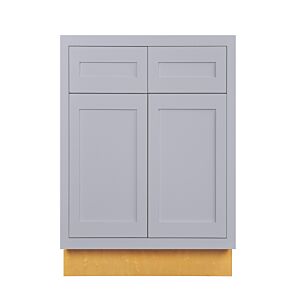 Dark Blue Inset Shaker 27" Base Cabinet- Assembled