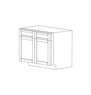 Aspen White Shaker 33" Base Cabinet - Assembled