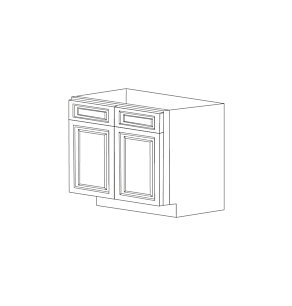 Malibu Dove White 33" Base Cabinet - Pre-Assembled