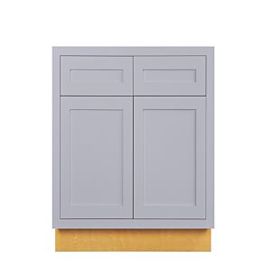 Dark Blue Inset Shaker 30" Base Cabinet- Assembled