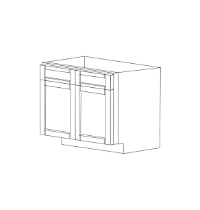 Lexington Espresso Shaker 36x24 Base Cabinet - Assembled