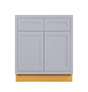 Dark Blue Inset Shaker 36" Base Cabinet- RTA