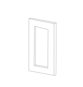 Malibu White Shaker Decorative Door 12x30