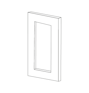 Jersey White Shaker 34" Base Fake Door