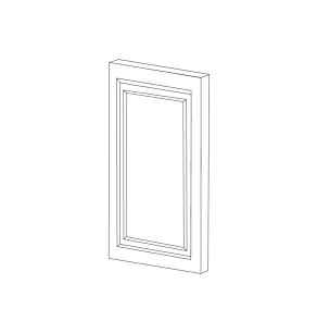 Classic Snow White 12x42 Matching Wall End Panel