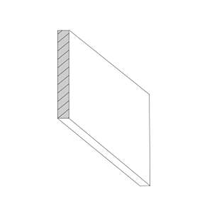 Malibu White Shaker 12x96 Plywood Panel