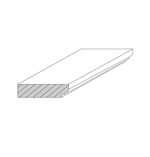 Aspen White Shaker 4.5"Wx90"L Ogee Molding