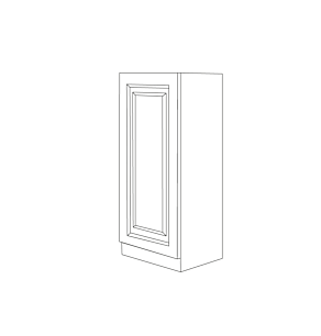 Romona Modern Gray 18x54 Utility Cabinet Bottom Part - RTA