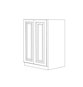 Romona Modern Gray 30x54 Utility Cabinet Bottom Part - Assembled