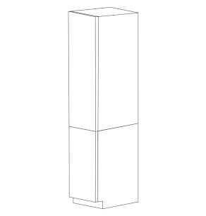 Flat Panel 18x84 Pantry Cabinet with 2 Doors - Assembled