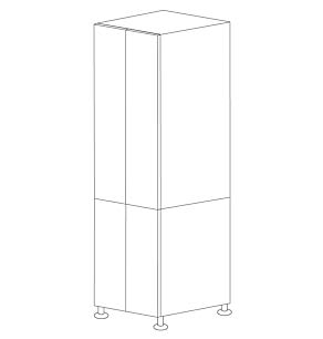 Lacquer White 30x84 Pantry Cabinet - Assembled