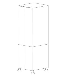 Glossy White 30x90 Pantry Cabinet - RTA