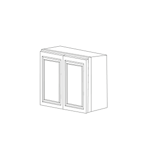 Anaheim Grey 24x30 Pantry/Oven Cabinet Top Part - Assembled