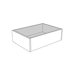 Matte White 18x3-1/2 Roll Out Tray - Assembled