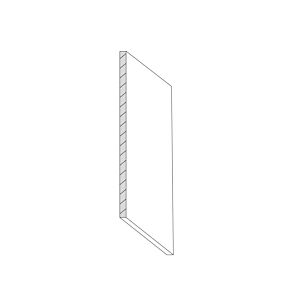 Piano Paint White Gloss 27x96 Refrigerator Panel