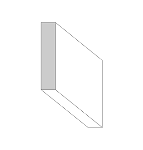 Orlando Ginger Square 3x30 Fluted Wall Filler