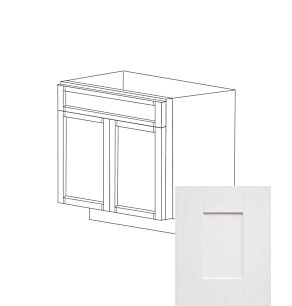 Irvine White Shaker 36" Vanity Cabinet - RTA