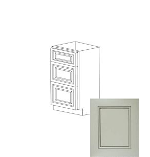 Romona Modern Gray 21" Three Drawer Vanity Cabinet - RTA