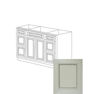 Romona Modern Gray 60" Vanity Cabinet with Drawers - Assembled