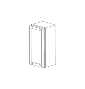 Aspen White Shaker 12x30 Wall Cabinet - Assembled