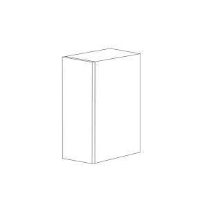 Matte White 12x36 Wall Cabinet - Assembled