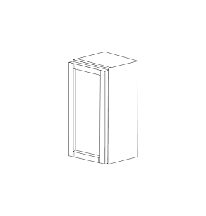 Aspen White Shaker 18x42 Wall Cabinet - Assembled