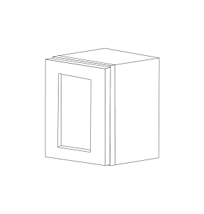 Lexington Espresso Shaker 21x36 Wall Cabinet - Assembled