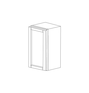 Aspen White Shaker 21x42 Wall Cabinet - Assembled