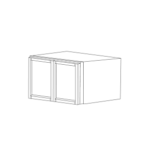 Aspen White Shaker 30x15 Wall Cabinet - Assembled