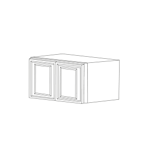 Classic Snow White 30x15 Wall Cabinet - Assembled