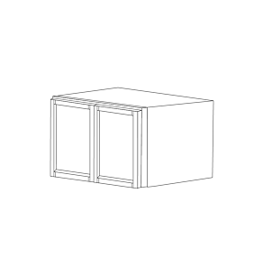 Aspen White Shaker 30x21 Wall Cabinet - Assembled