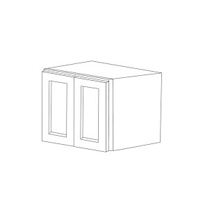 Malibu White Shaker 30x21x12 Wall Cabinet - RTA