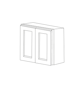 Lexington Espresso Shaker 30x36 Wall Cabinet - Assembled