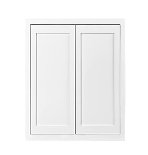 Snow White Inset Shaker 30x39 Wall Cabinet - RTA