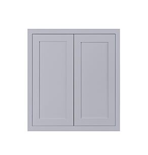 Dark Blue Inset Shaker 33x30 Wall Cabinet - RTA