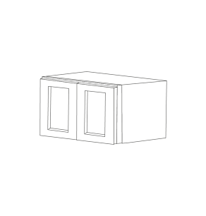 Lexington Espresso Shaker 36x15x24 Wall Cabinet - Assembled