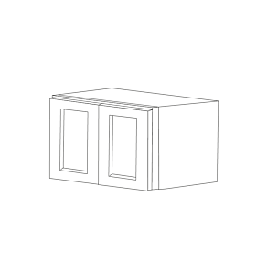 Lexington Espresso Shaker 36x18x24 Wall Cabinet - Assembled