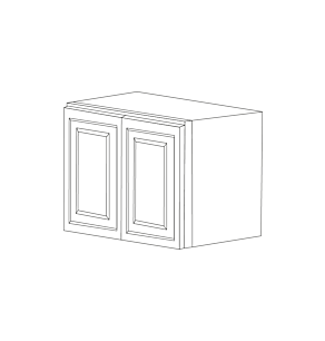 Classic Snow White 36x21 Wall Cabinet - Assembled