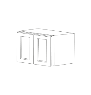 Lexington Espresso Shaker 36x21x24 Wall Cabinet - Assembled