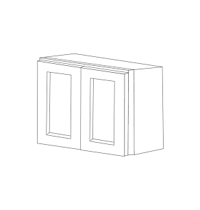 Malibu White Shaker 36x36 Wall Cabinet - RTA