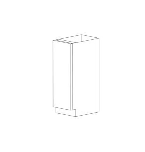 Bella 9" Base Spice Drawer Cabinet - White Melamine Box - RTA